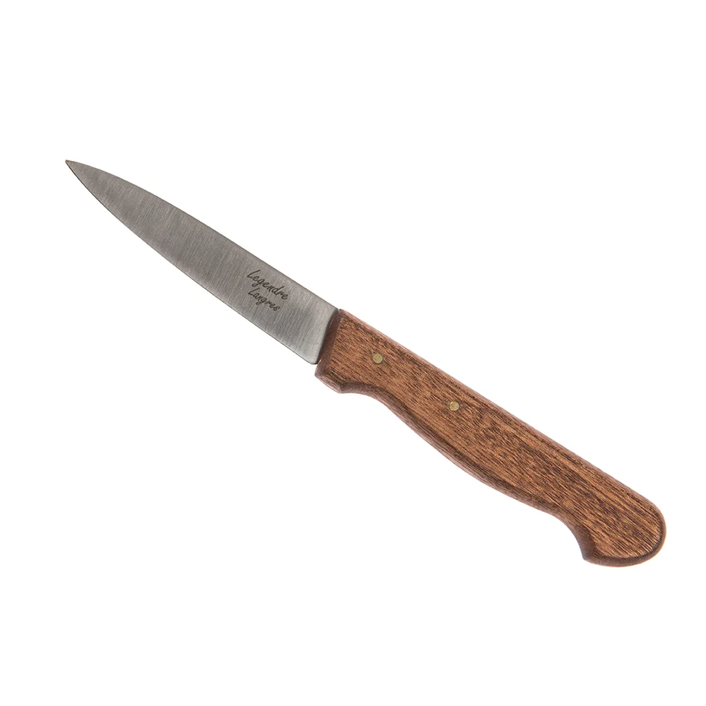 Couteau d'office à lame inox et manche en bois